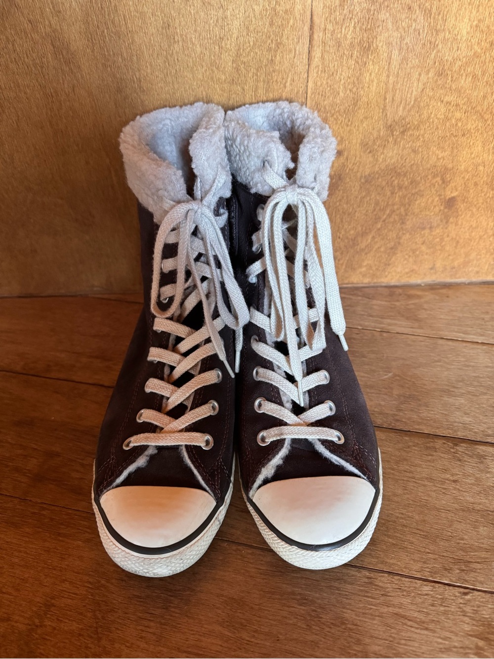 Converse All Star Women’s Chuck Taylor Faux Fur Lined High-Top Sneakers